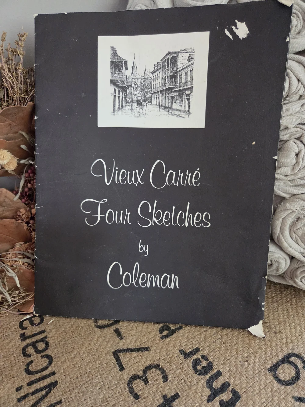 Coleman Vieux Carré Four Sketches Wall Art - Black
